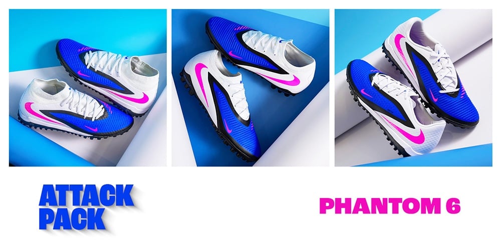Nike Attack Pack 2026 - Phối màu mở màn Xuân Hè cho Mercurial, Phantom & Tiempo
