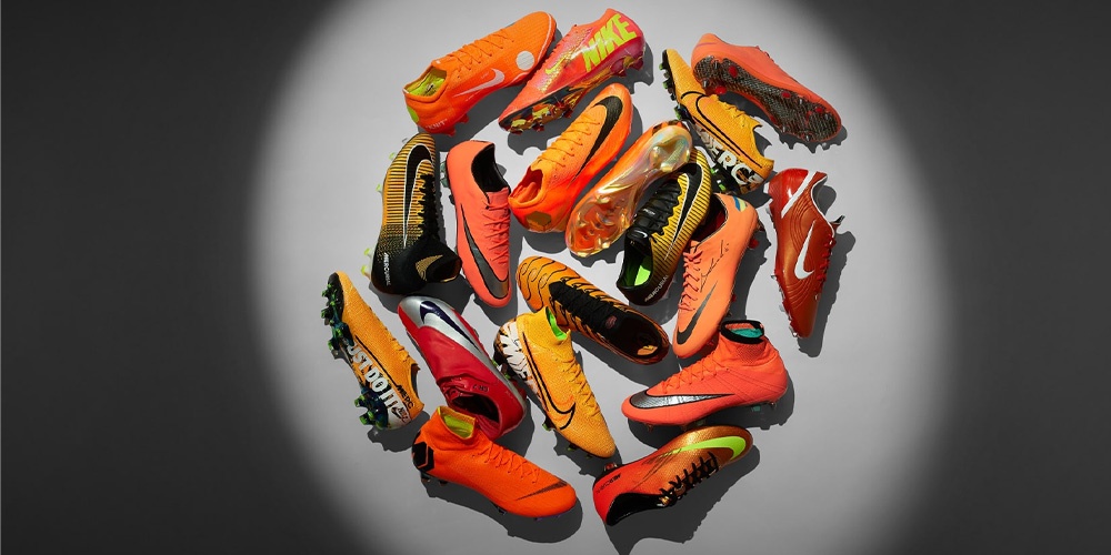 Màu cam và di sản tốc độ của Nike Mercurial