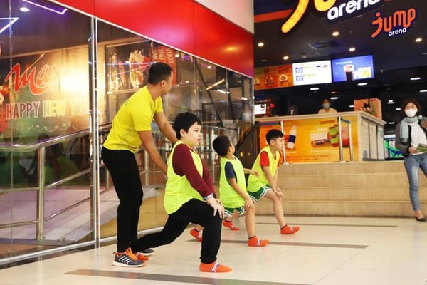 hình ảnh tại lớp học thể chất Jump Arena