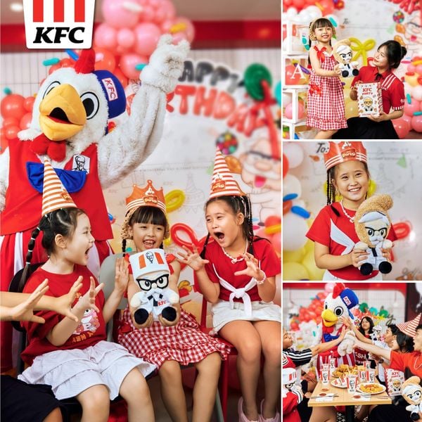 Tổ chức sinh nhật cho trở nhà hàng gà rán KFC