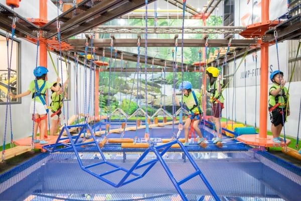 Trải nghiệm vui chơi thả ga tại Jump Arena