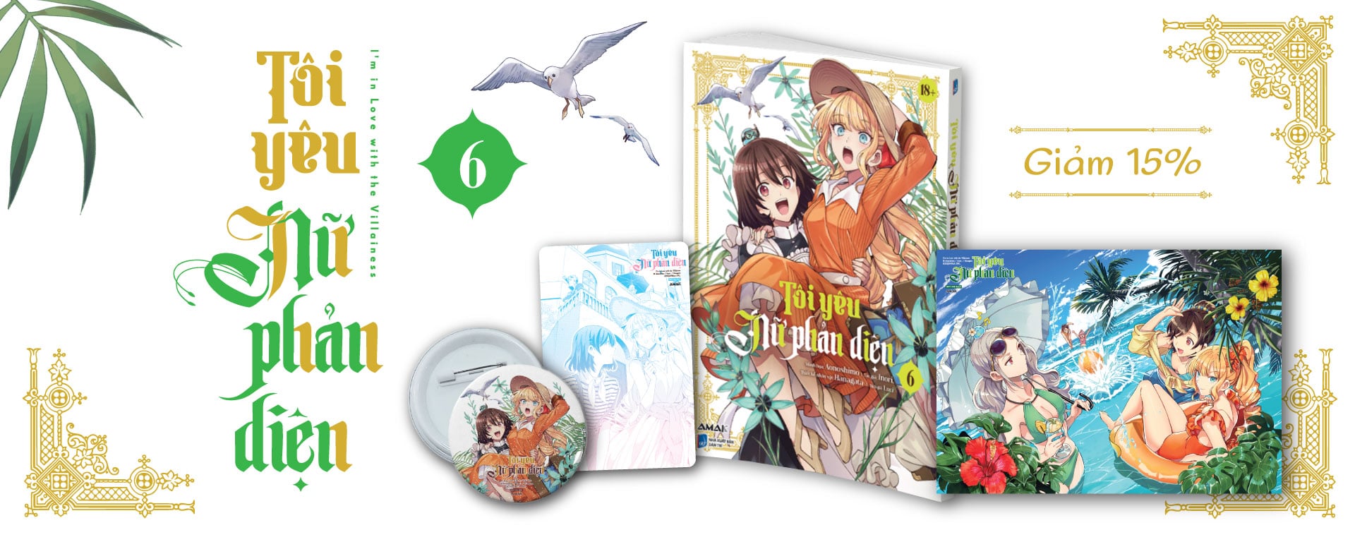 Tôi yêu nữ phản diện tập 6 manga