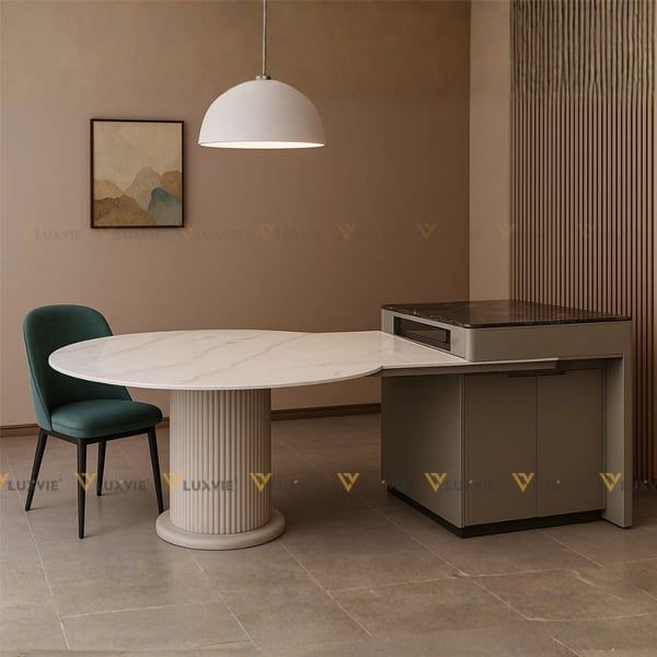 Bàn Đảo Bếp (Không Gồm Ghế) Được Cung Cấp Bởi Nội Thất Luxvie (Nguồn: Nội Thất Luxvie)
