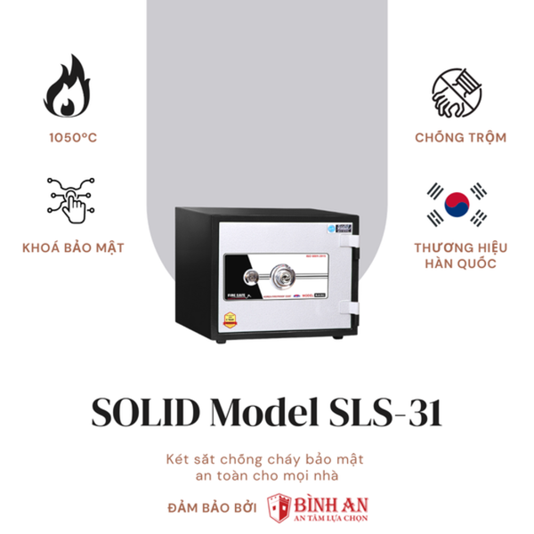 Két sắt Solid SLS - 31 (50kg) Hàn Quốc