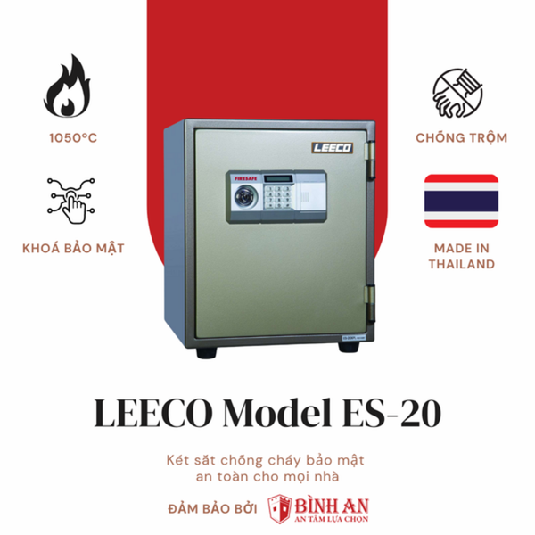 Két sắt LEECO ES - 20 được nhập khẩu chính hãng Thái Lan