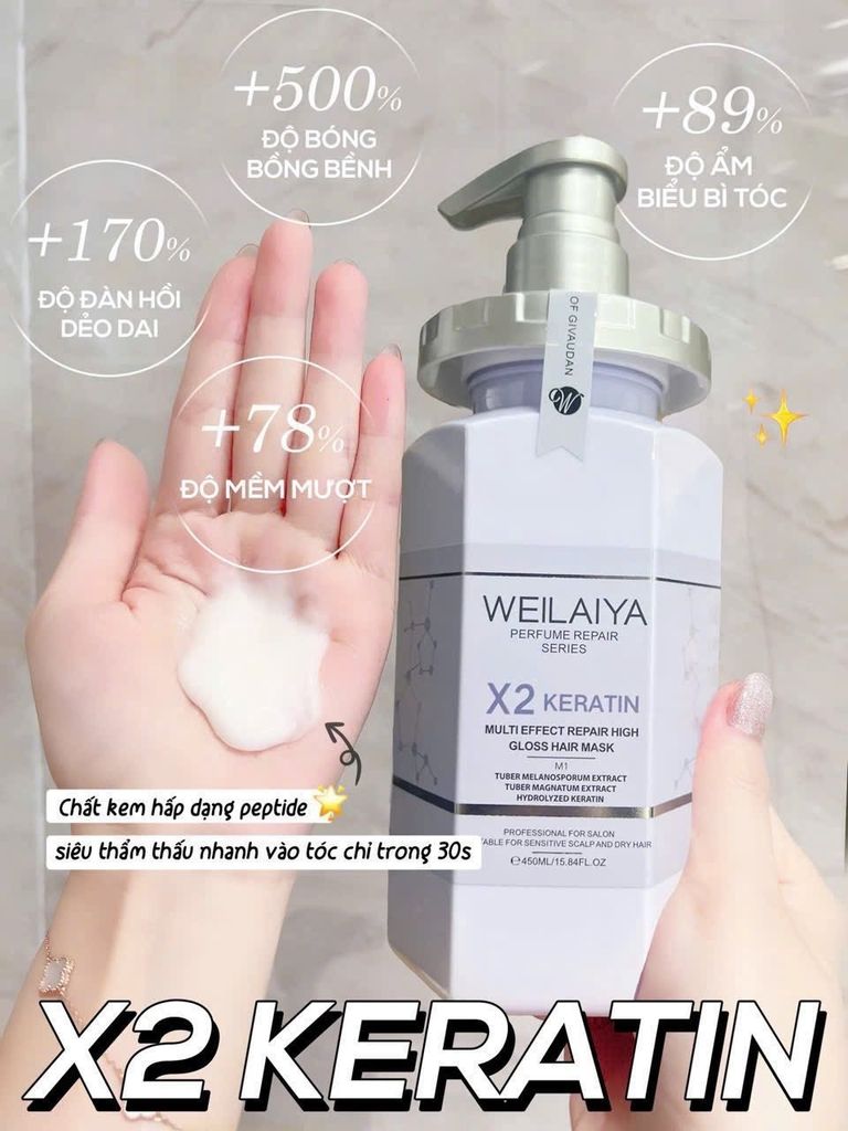 Tác dụng của kem hấp tóc Weilaiya