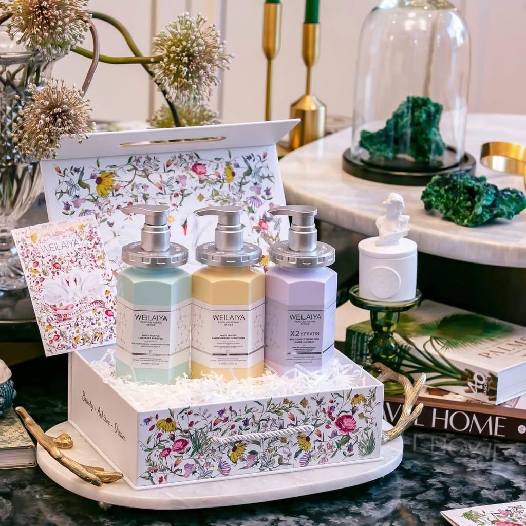 Bộ 3 phục hồi tóc dầu gội, dầu xả, dầu hấp Weilaiya