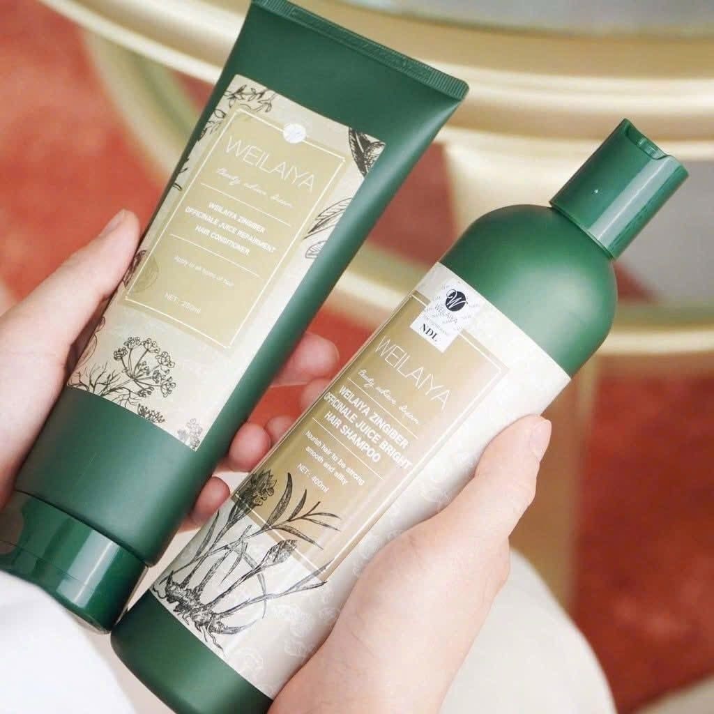 Bộ gội xả gừng hà thủ ô Weilaiya