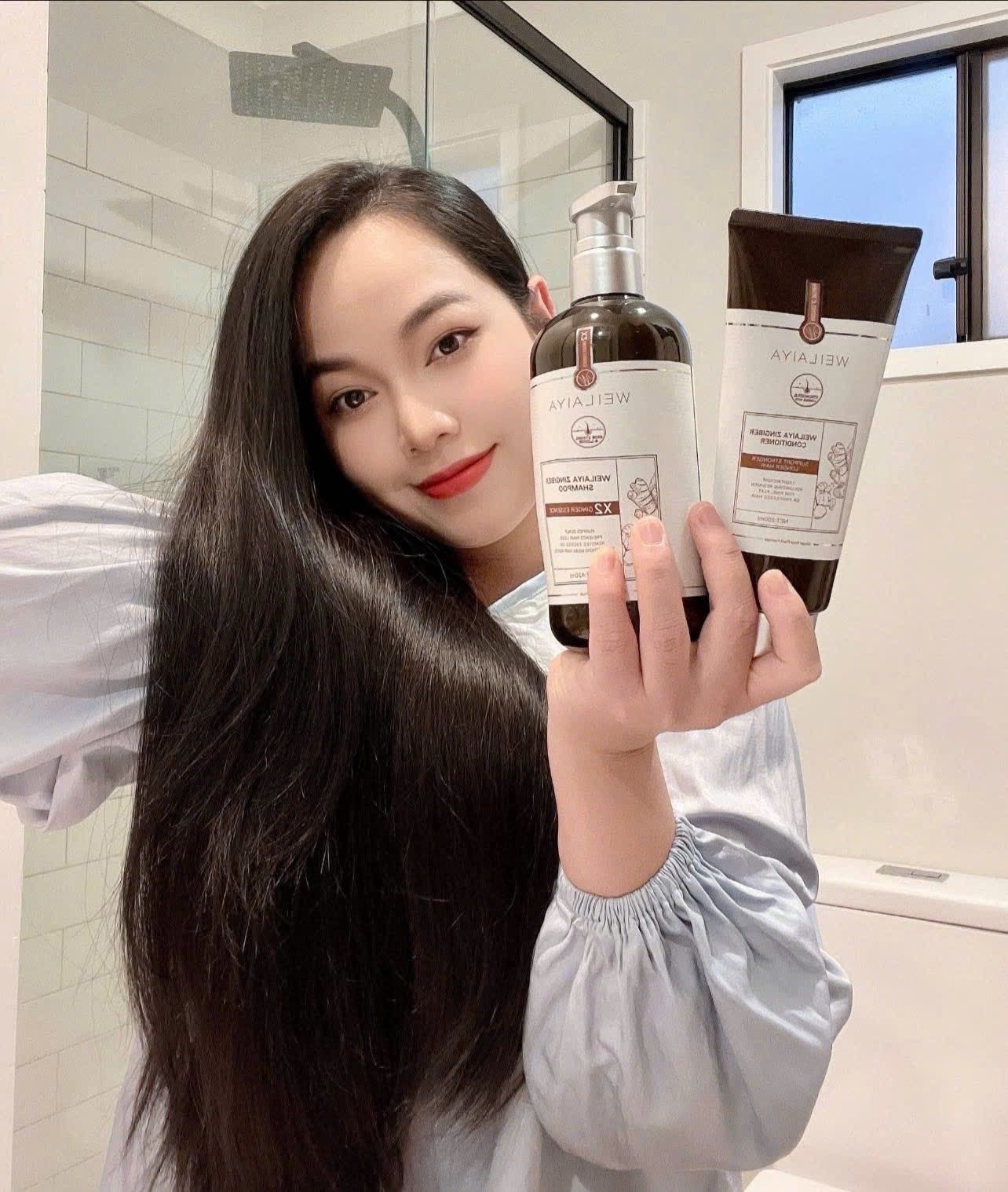 Tóc mềm mượt dày sạch gàu khi được chăm sóc đúng cách