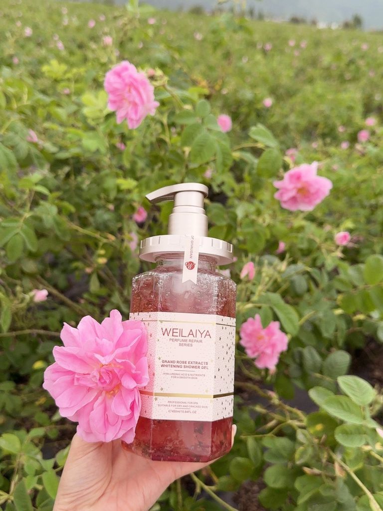 Sữa tắm cánh hoa hồng Damask Weilaiya hương nước hoa