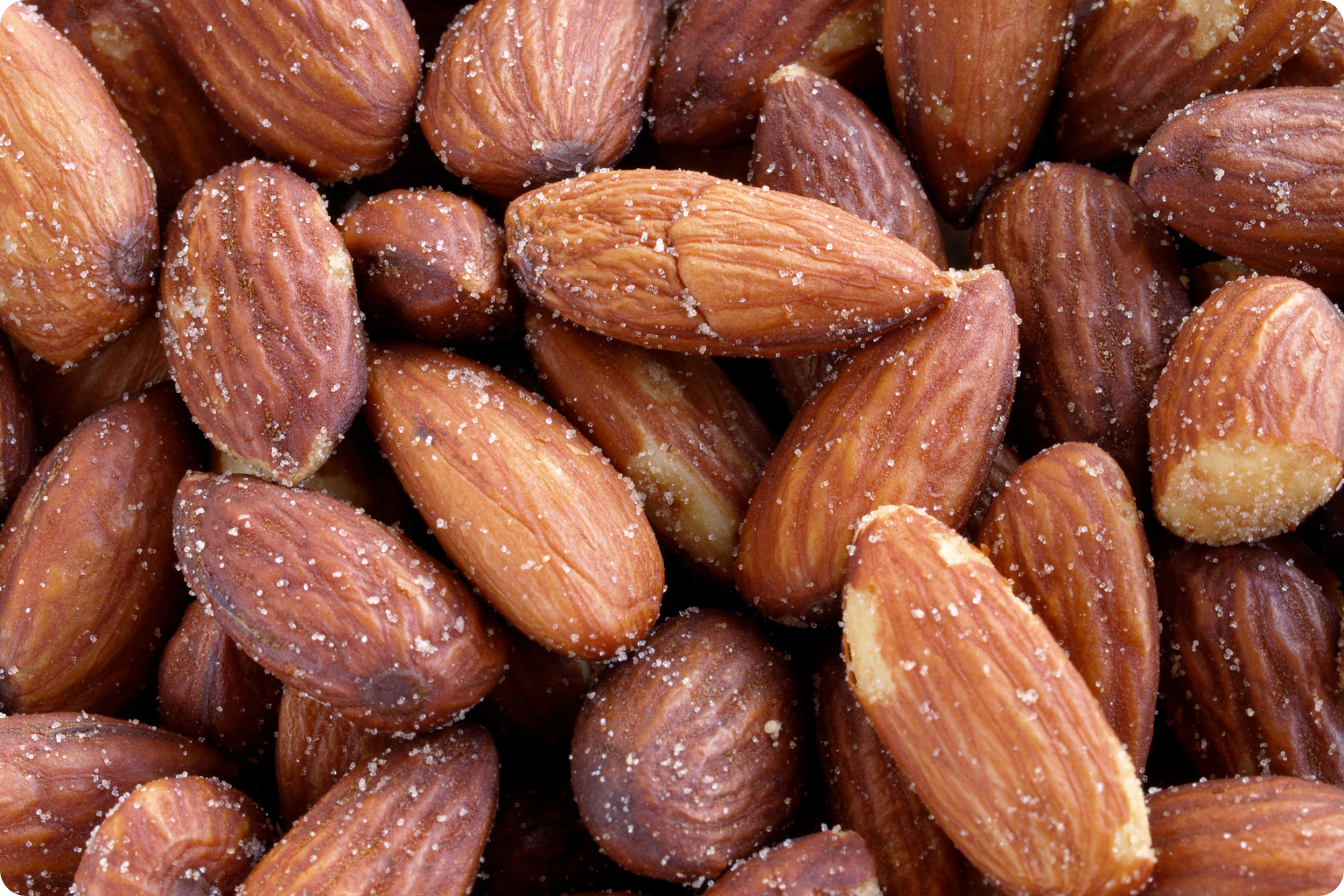 salted almonds