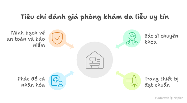 Tiêu chí lựa chọn phòng khám da liễu uy tín tphcm gồm bác sĩ chuyên khoa và công nghệ đạt chuẩn