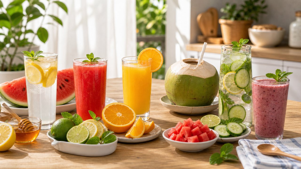 10 loại nước uống giải nhiệt mùa hè dễ làm tại nhà