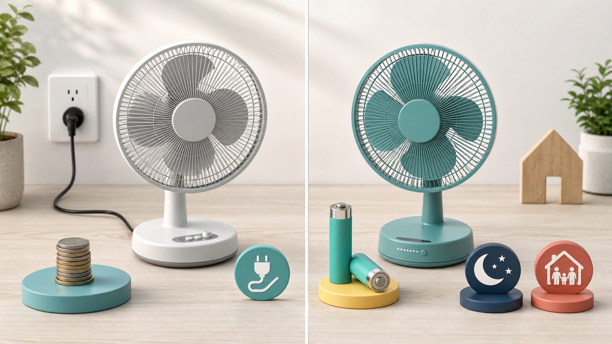 Hướng dẫn chọn quạt tích điện phù hợp