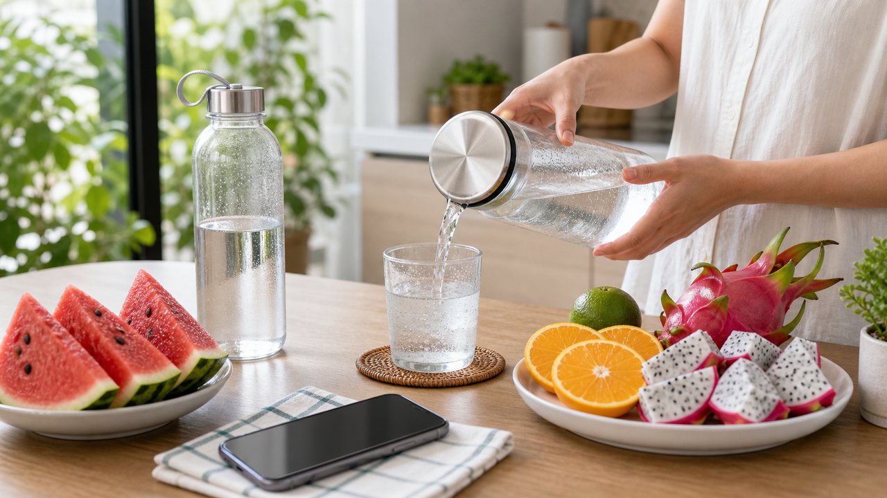 Cách bù nước đúng và bổ sung trái cây nhiều nước