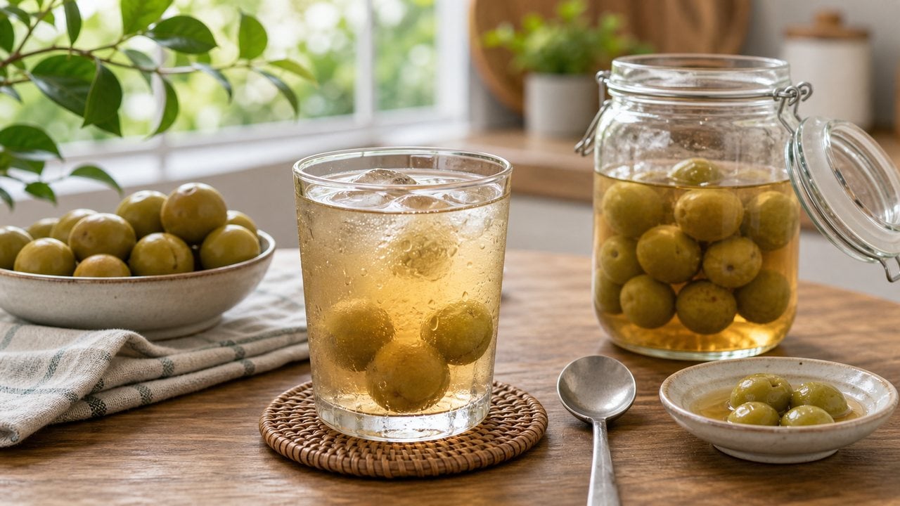 Nước sấu ngâm pha loãng quen thuộc ngày hè