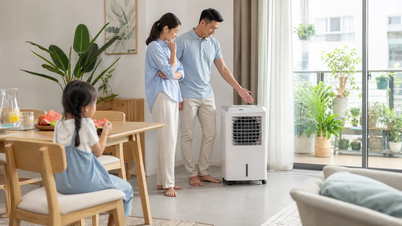 Thiết bị làm mát phù hợp giúp phòng sinh hoạt dễ chịu hơn.