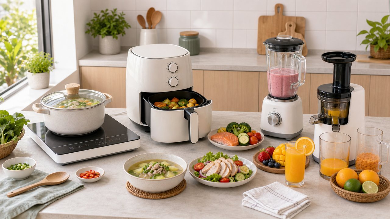 Thiết bị bếp giúp nấu ăn mùa nóng gọn hơn