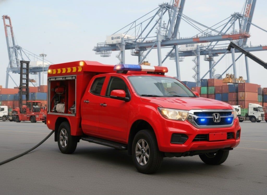 XE CHỮA MINI CHÁY DÀNH CHO KHU CÔNG NGHIỆP