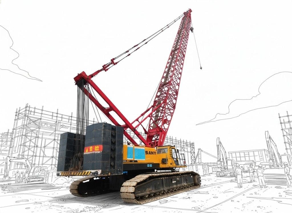 Cẩu xích nhật cũ bán và cho thuê