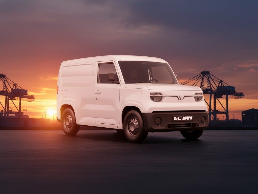ngoại thât  Xe tải điện Vinfast EC VAN 2026