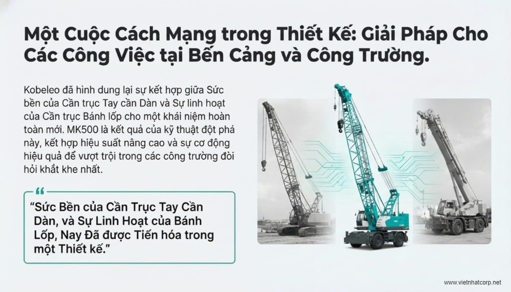 5 Điều Gây Sốc Về Siêu Cần Cẩu Kobelco MK500