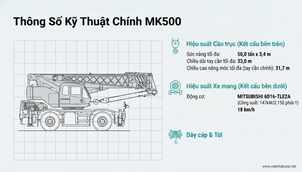 5 Điều Gây Sốc Về Siêu Cần Cẩu Kobelco MK500