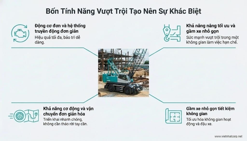 5 Điều Gây Sốc Về Siêu Cần Cẩu Kobelco MK500