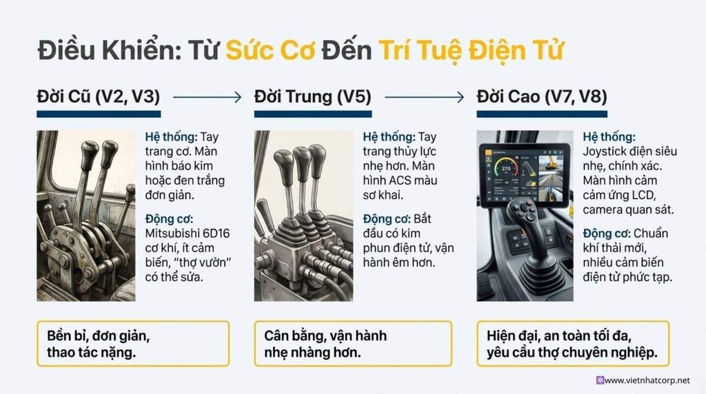 So sánh cần phụ lắp tay thủ công và cần phụ tự động EJIB trên các dòng xe cẩu Kato 25 tấn, nhấn mạnh sự cải tiến về tốc độ và an toàn.