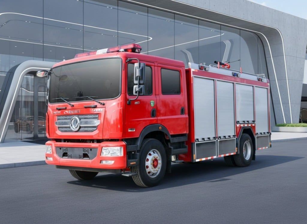 Cách chọn  xe cứu hỏa KCN: Xe cứu hỏa 6 khối