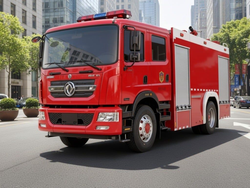 Xe chữa cháy 6 khối Dongfeng