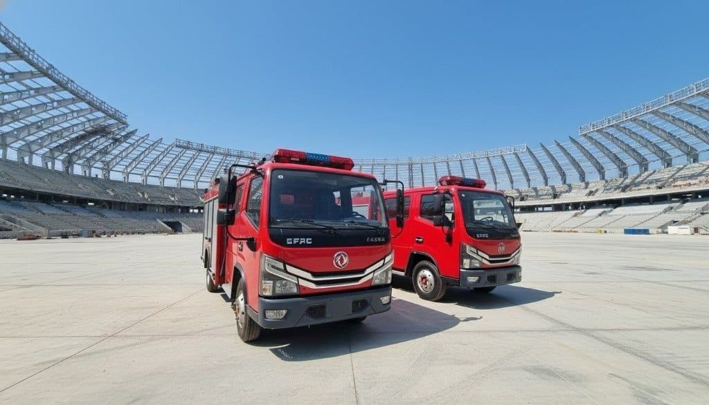 Xe cứu hỏa Dongfeng tại Việt Nhật