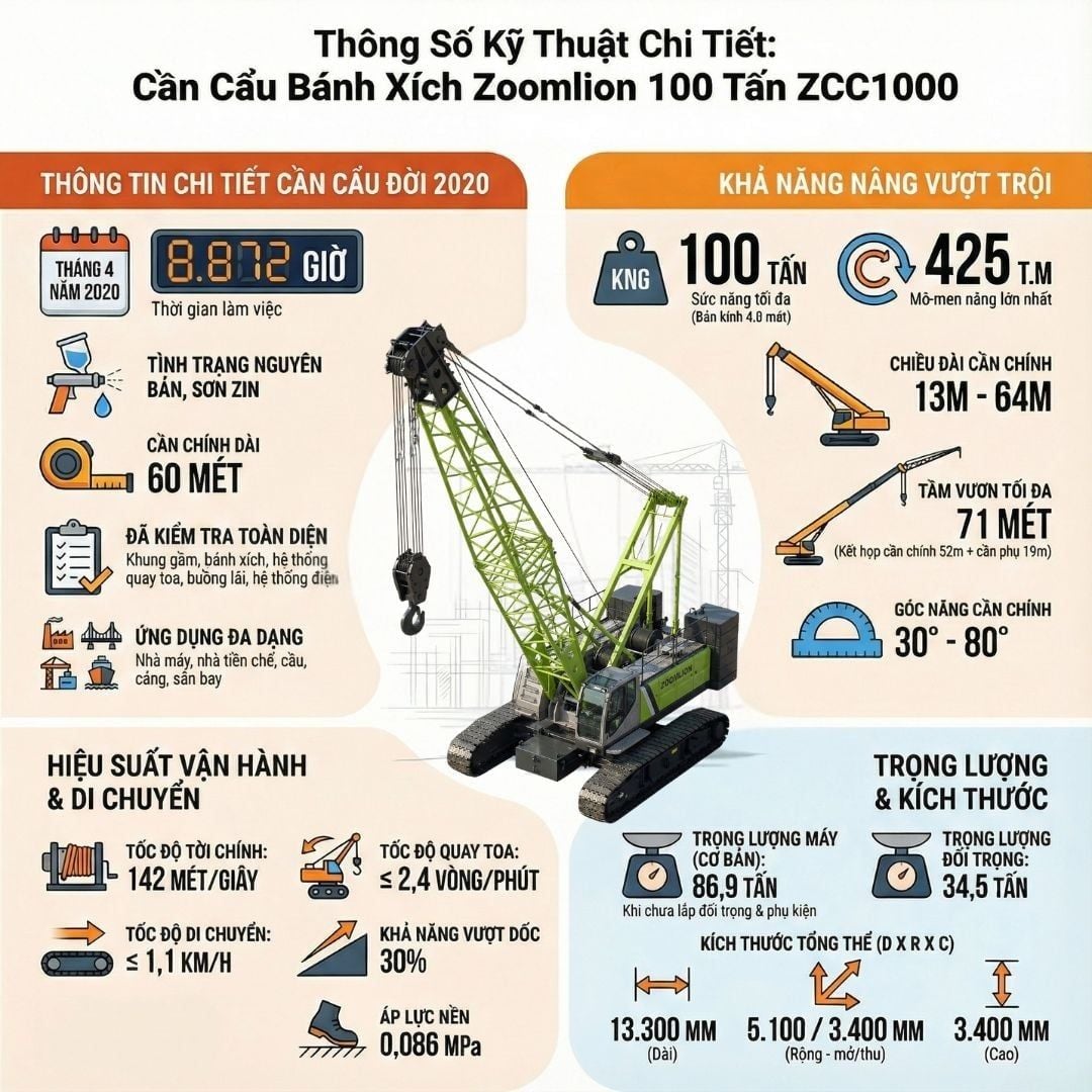 cẩu xích Zoomlion Vietnhatcorp.net