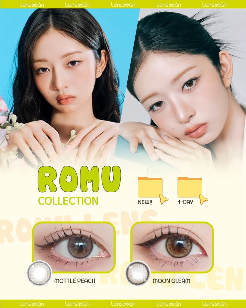 Rom’u Collection 1 Day – Moon Gleam & Mottle Peach được Ivy Rei recommend cho look kỷ yếu trong veo