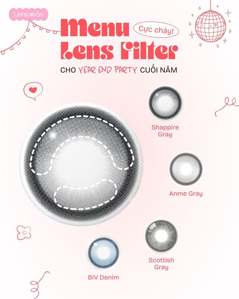 Gợi ý các mẫu lens filter bắt sáng cho year end party