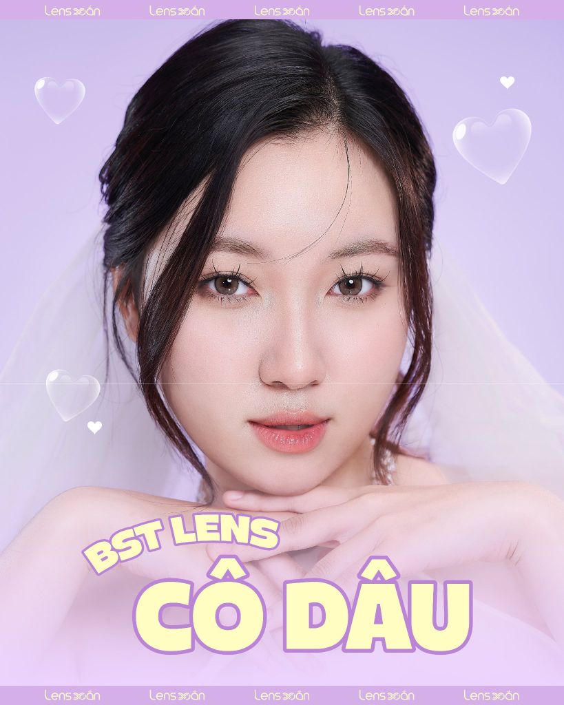 Lens cô dâu đẹp tự nhiên cho ngày cưới từ Lens Xoắn