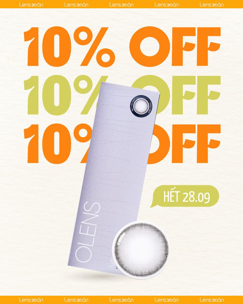 Nils Gray – Lens xám kim loại trendy từ OLENS | Lens Xoắn