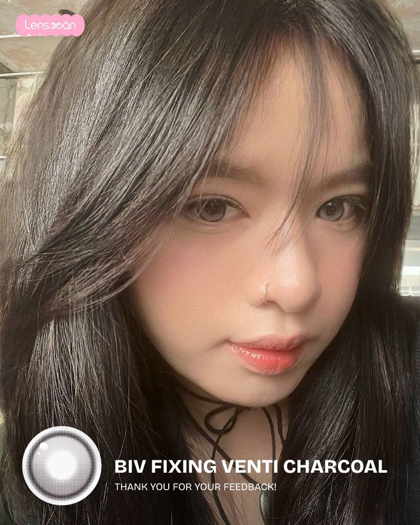 BIV Fixing Venti Charcoal lens xám than highlight khóa trục MYFIPN