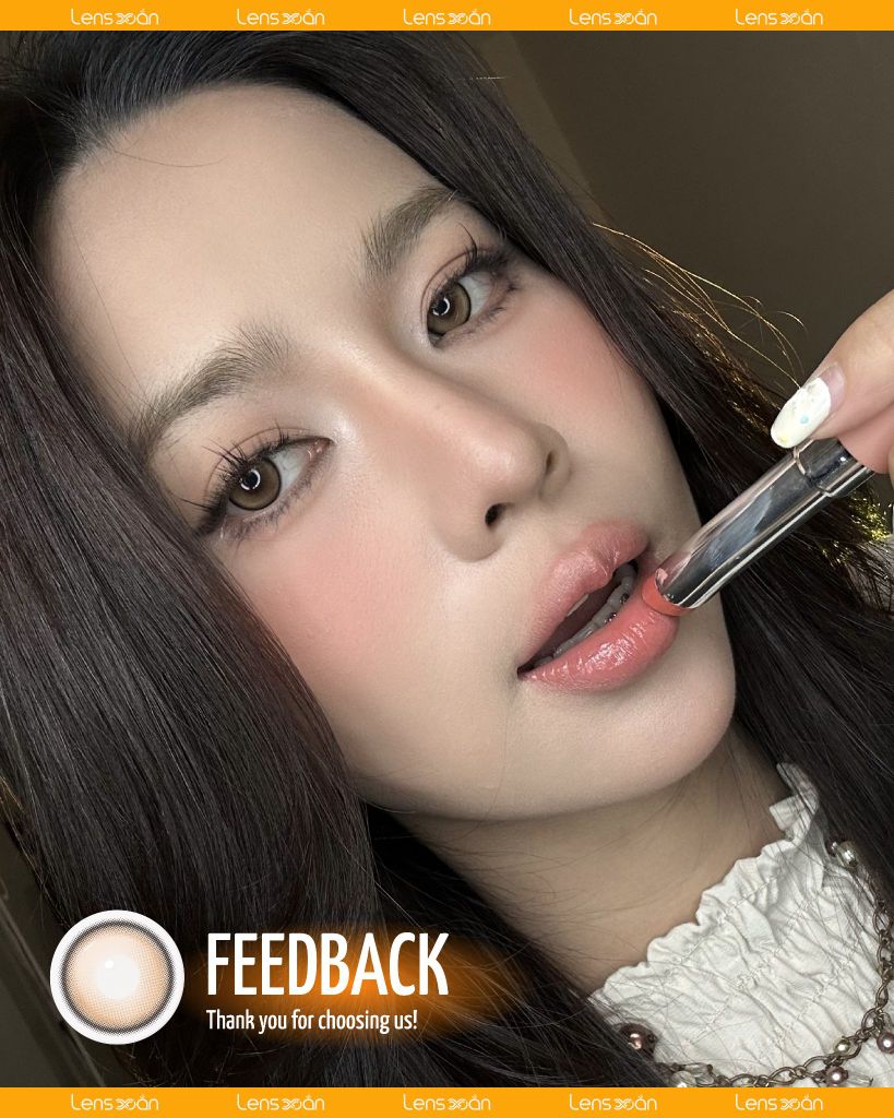 One Pick IG Cream Brown – Lens nâu vàng kem ngọt lịm, cuốn hút ánh nhìn