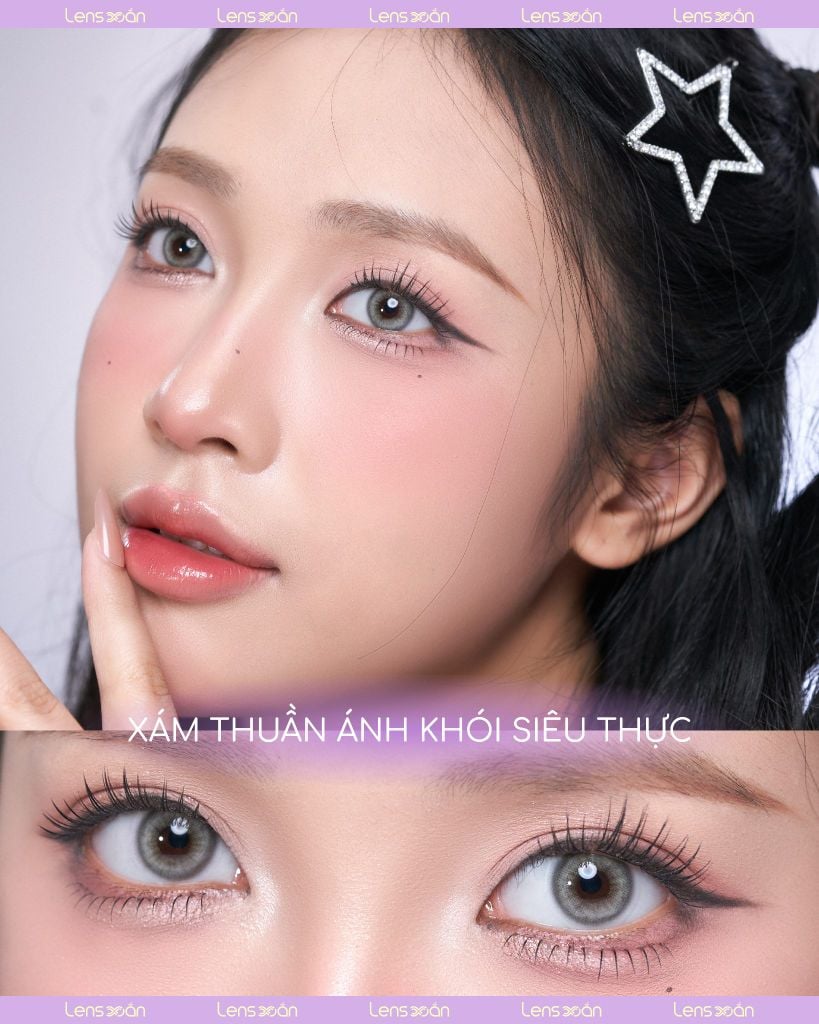 Lens Badcat Gray – Xám khói sắc nét dưới ánh sáng studio