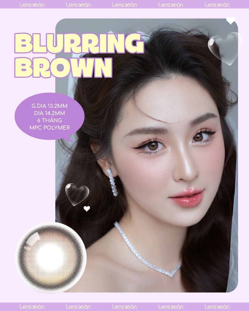 Lens Blurring Brown cho cô dâu – Tone nâu caramel tự nhiên