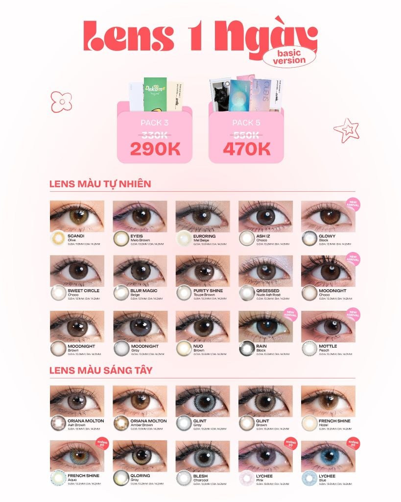 Deal mừng năm mới giảm giá lens tại Lens Xoắn