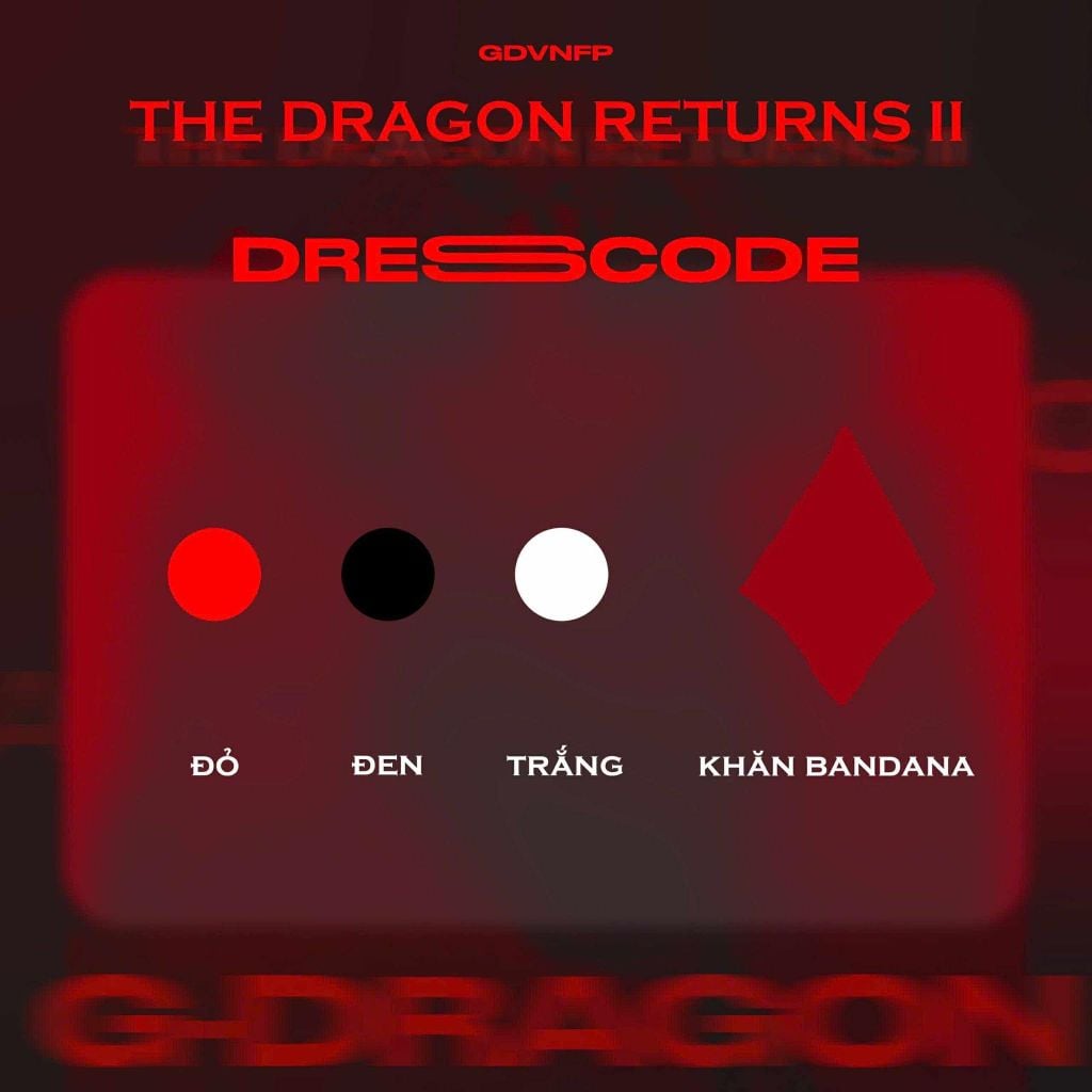 Dresscode concert G-DRAGON [ÜBERMENSCH] tại Hà Nội