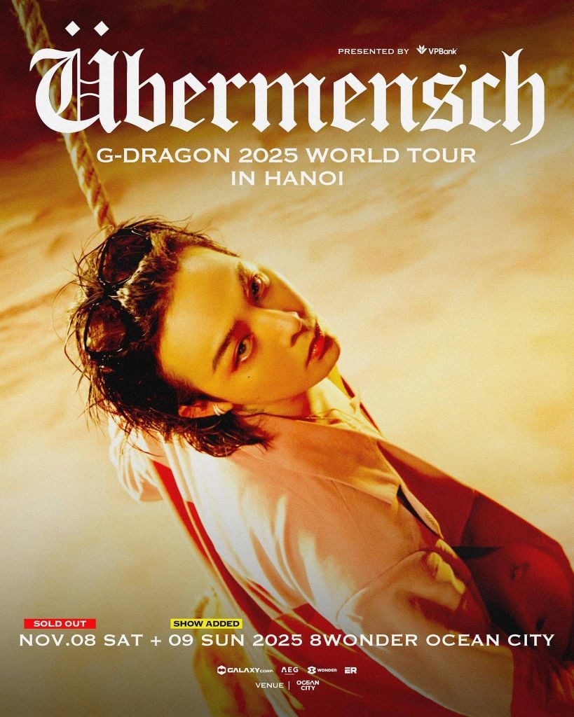 G-DRAGON 2025 WORLD TOUR [Übermensch] Hà Nội – Đêm diễn thứ 2 tại 8Wonder Ocean City