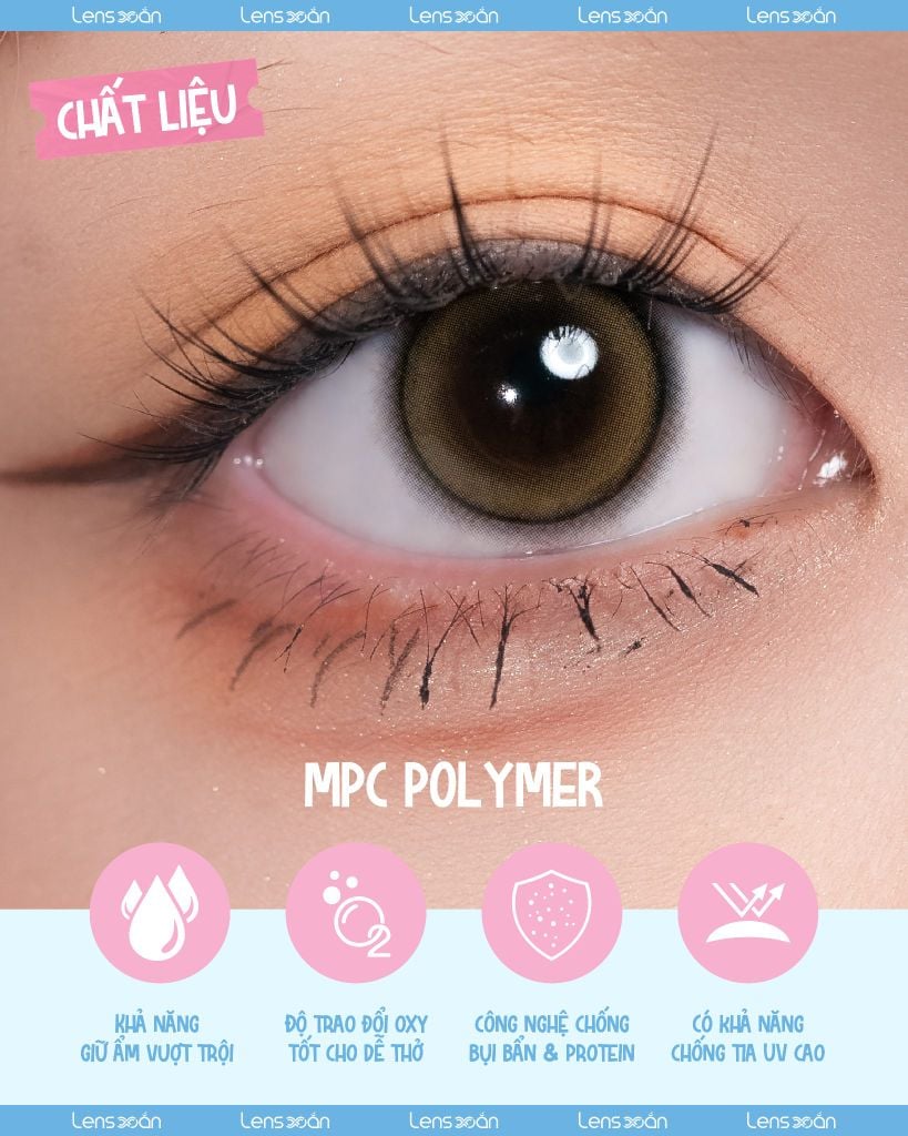 One Pick Beige – Lens nâu beige pha rêu nhẹ tự nhiên cho đôi mắt to tròn trong trẻo