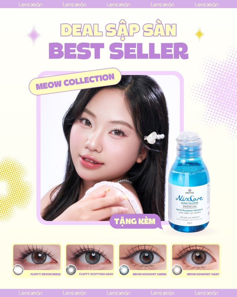 Khuyến mãi lens Hàn chính hãng – Shopee Lens Xoắn tháng 10