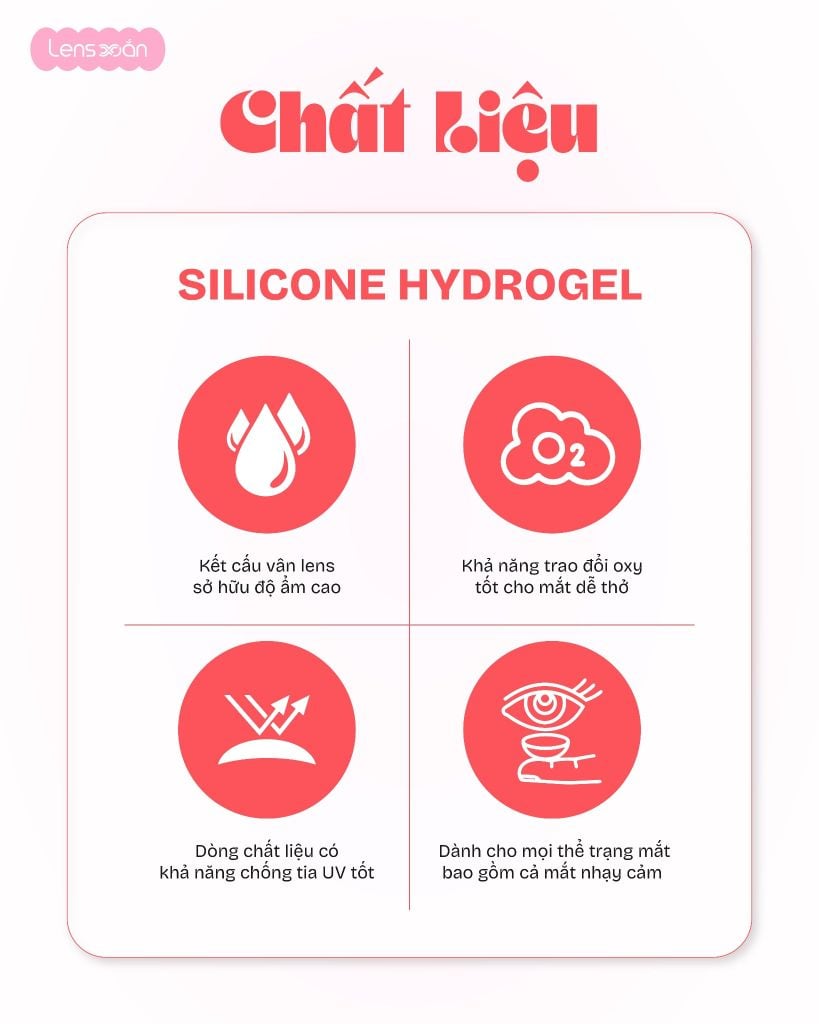 Youson Vintage Black lens đen tự nhiên giãn tròng 13.8mm chính hãng