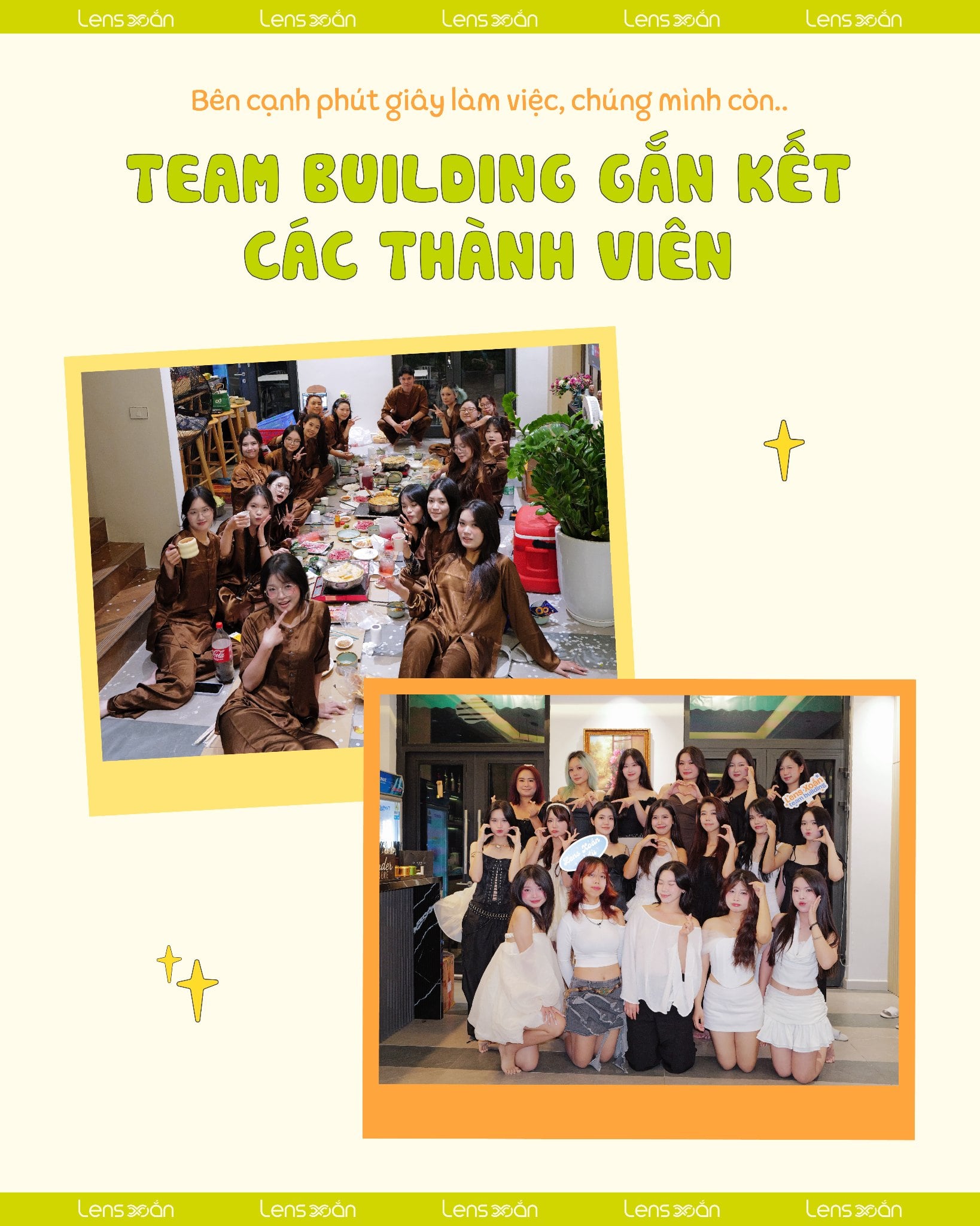 Ứng tuyển làm việc tại Lens Xoắn – môi trường năng động gen Z