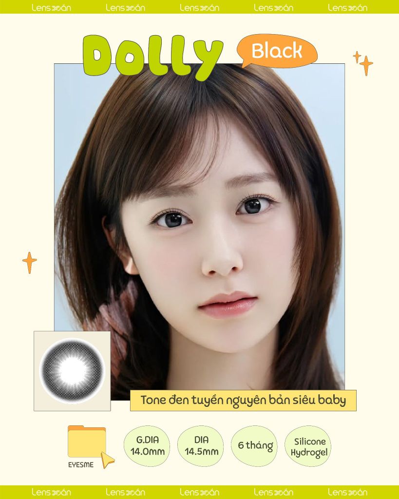 Lens giãn tròng 14.5mm – Kính áp tròng Hàn Quốc chính hãng tại Lens Xoắn