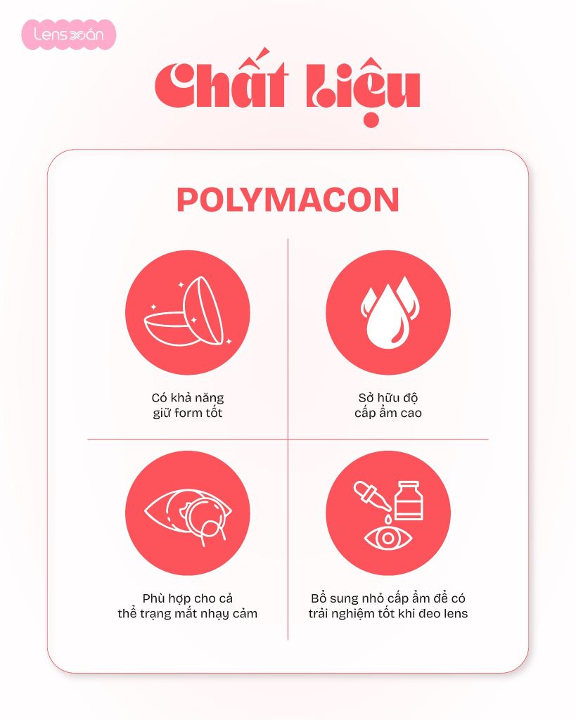 Nude Ash Rose Qrsessed lens nâu hồng khói G.DIA 13.4mm tự nhiên